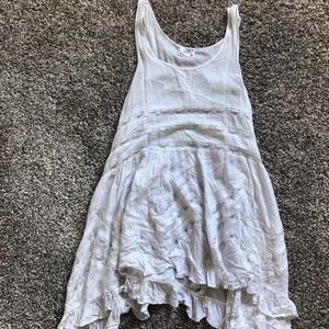 Free People Voile and Lace Trapeze Slip